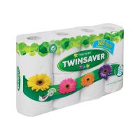 Twinsaver Toilet Roll 1 Ply White 